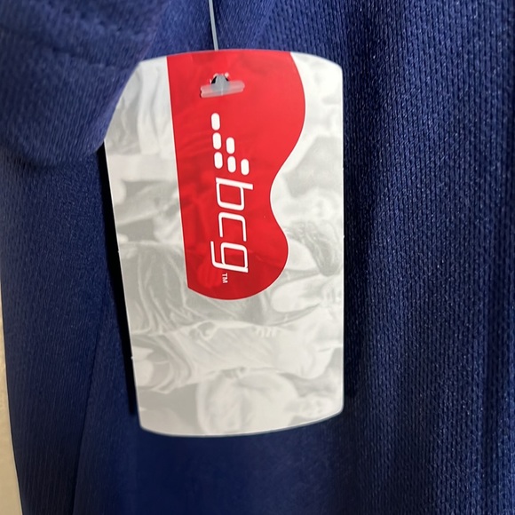 BCG Mens Coaches Polo medieval blue collard dri fit NEW WITH TAGS - Picture 6 of 7